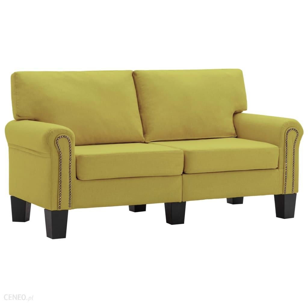 2-osobowa sofa zielona tapicerowana tkaniną 13452-287155