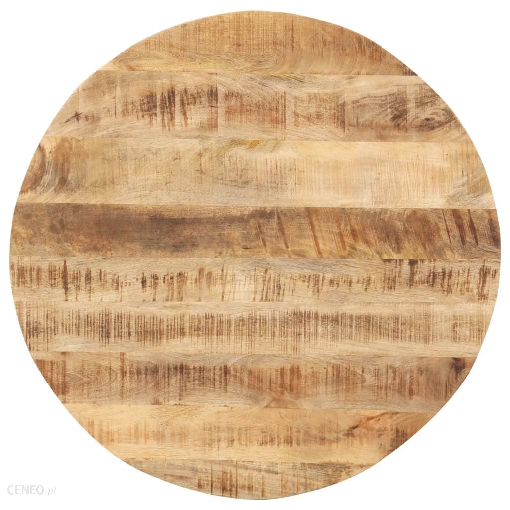 Blat Stołu Lite Drewno Mango Okrągły 15-16 Mm 40 Cm
