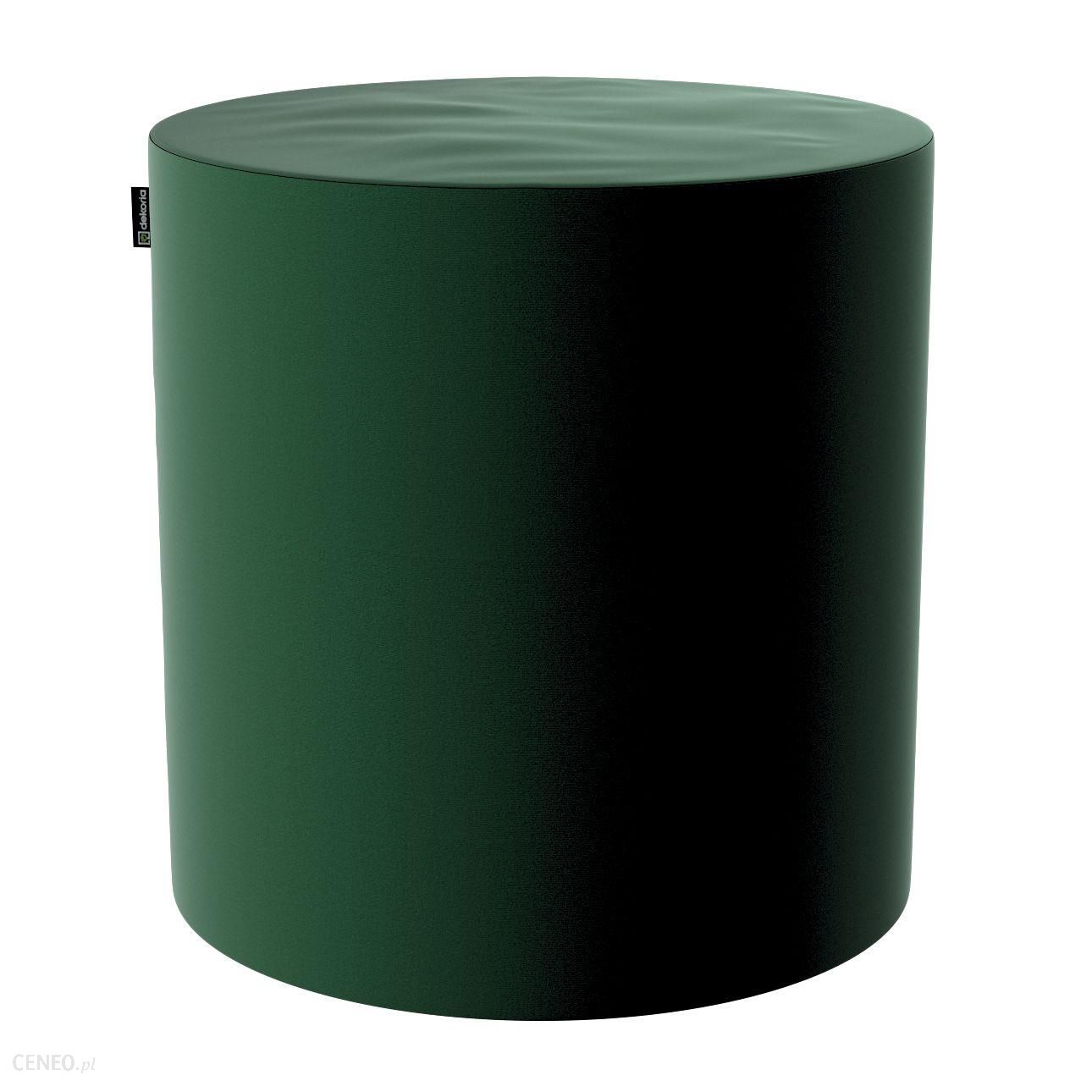 Dekoria Puf Barrel butelkowa zieleń 40 wys. 40 cm Velvet