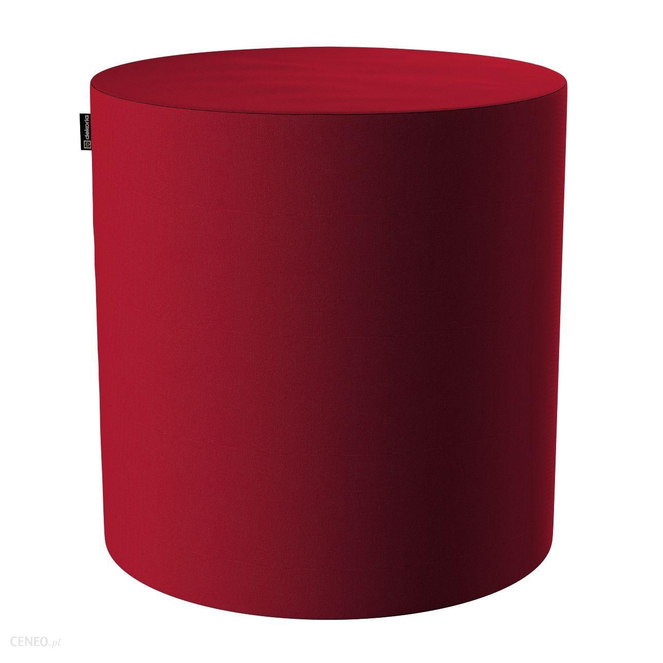 Dekoria Puf Barrel czerwony 40 wys. 40 cm Etna