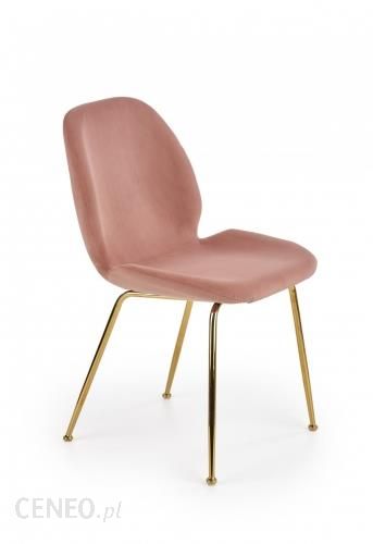 Halmar K381 Krzesło Różowy Złoty