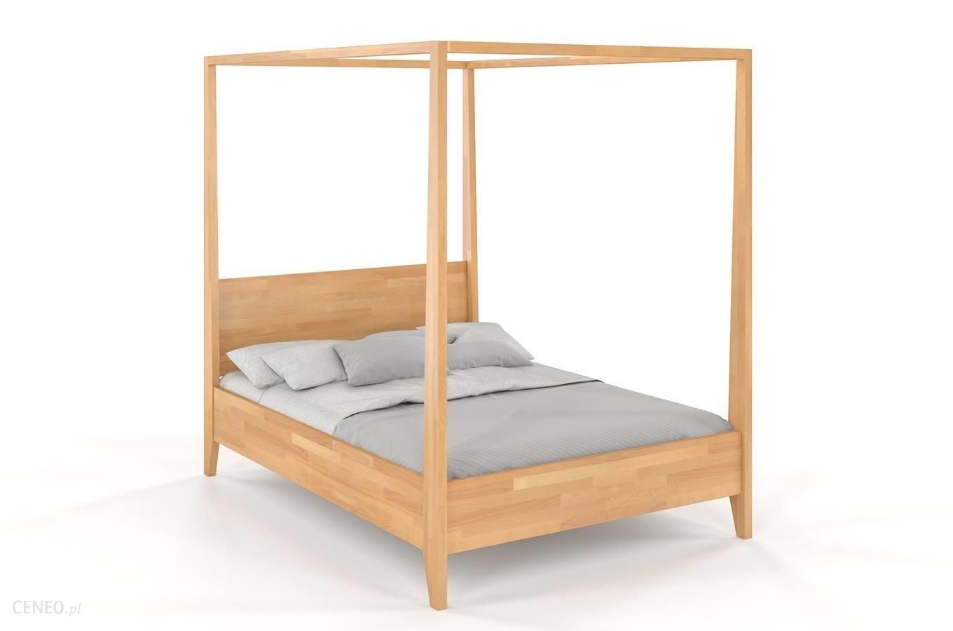 Łóżko CANOPY bukowe 200x200 z baldachimem ☞ Kupuj w Sprawdzonych i wysoko Ocenianych sklepach