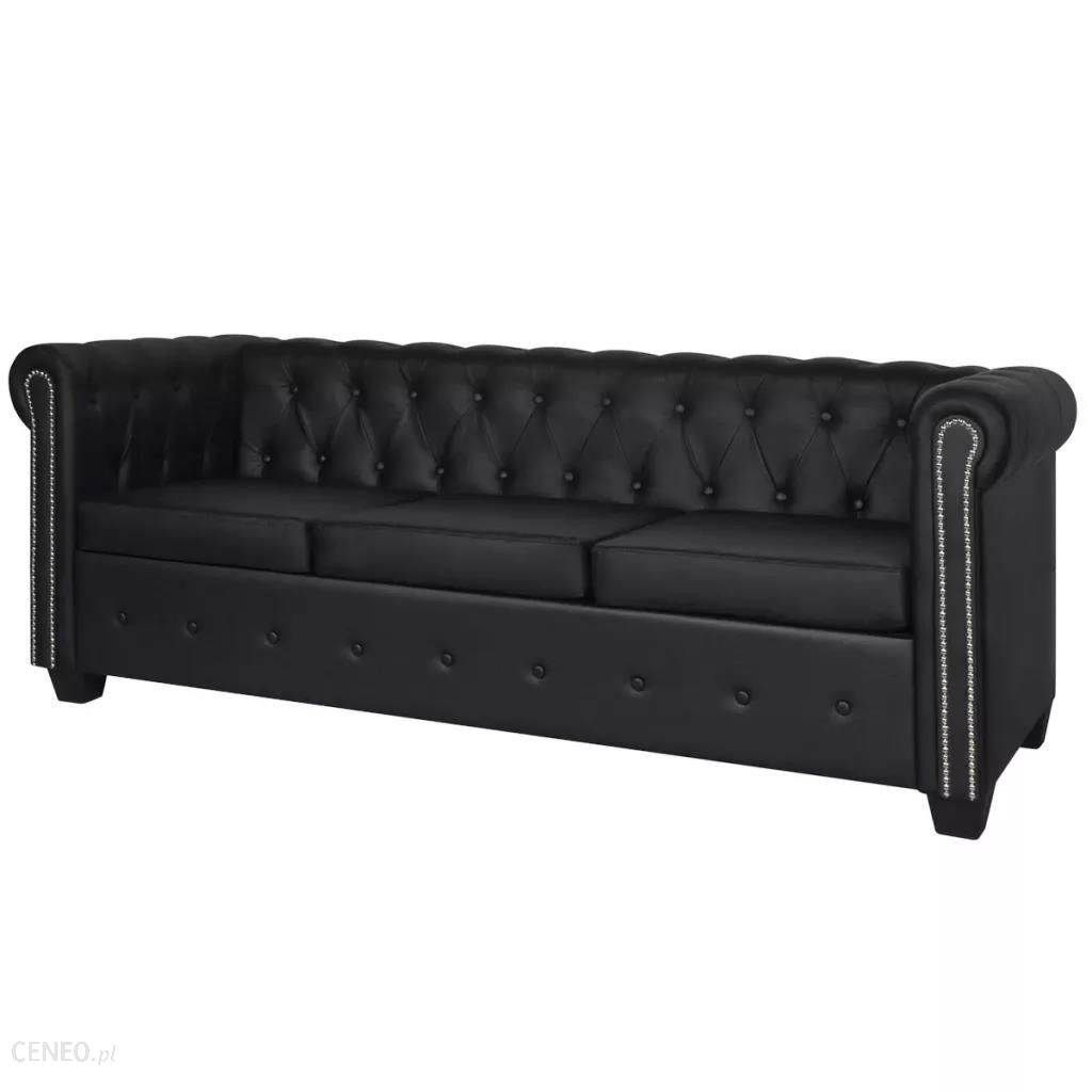 Sofa 3-osobowa w stylu Chesterfield