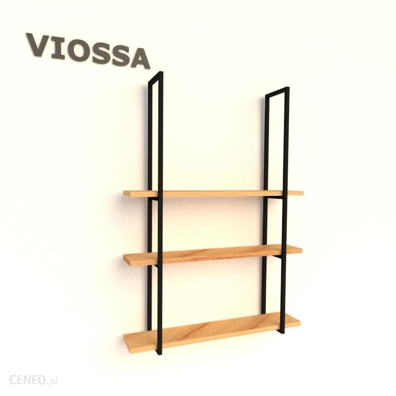 Viossa.com Ekskluzywna półka wisząca Arvid w stylu loft